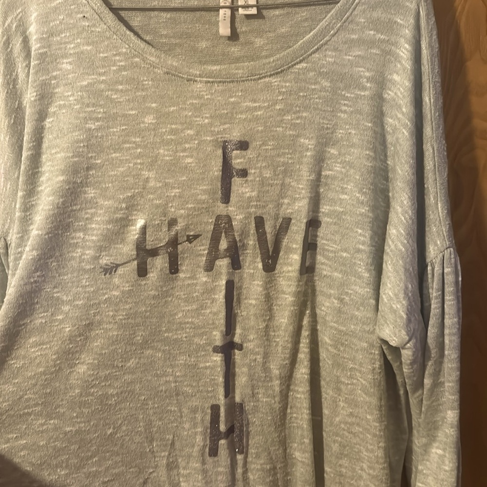 Ladies blouse xl have faith
